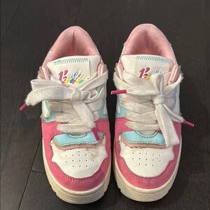 Barbie Pink and Blue Sneakers with Velcro Strap
